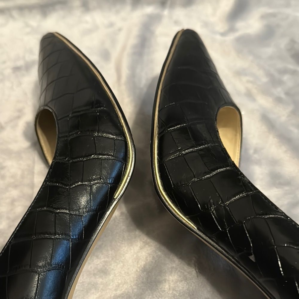Marc Fisher Darlina Croc-Embossed Heels - Picture 7 of 10